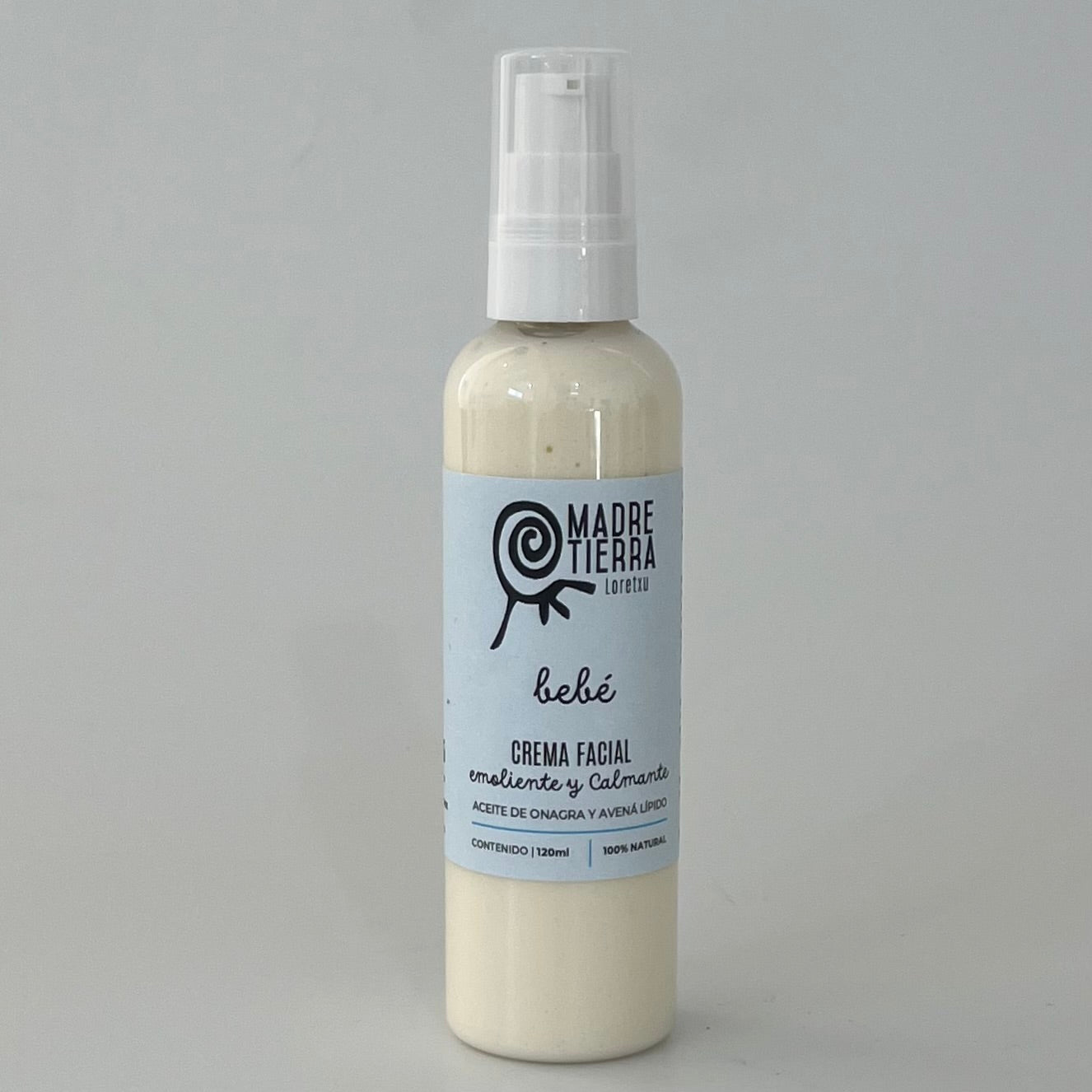 Crema facial para bebé con aceite de Onagra y Avena lípido 120 ml