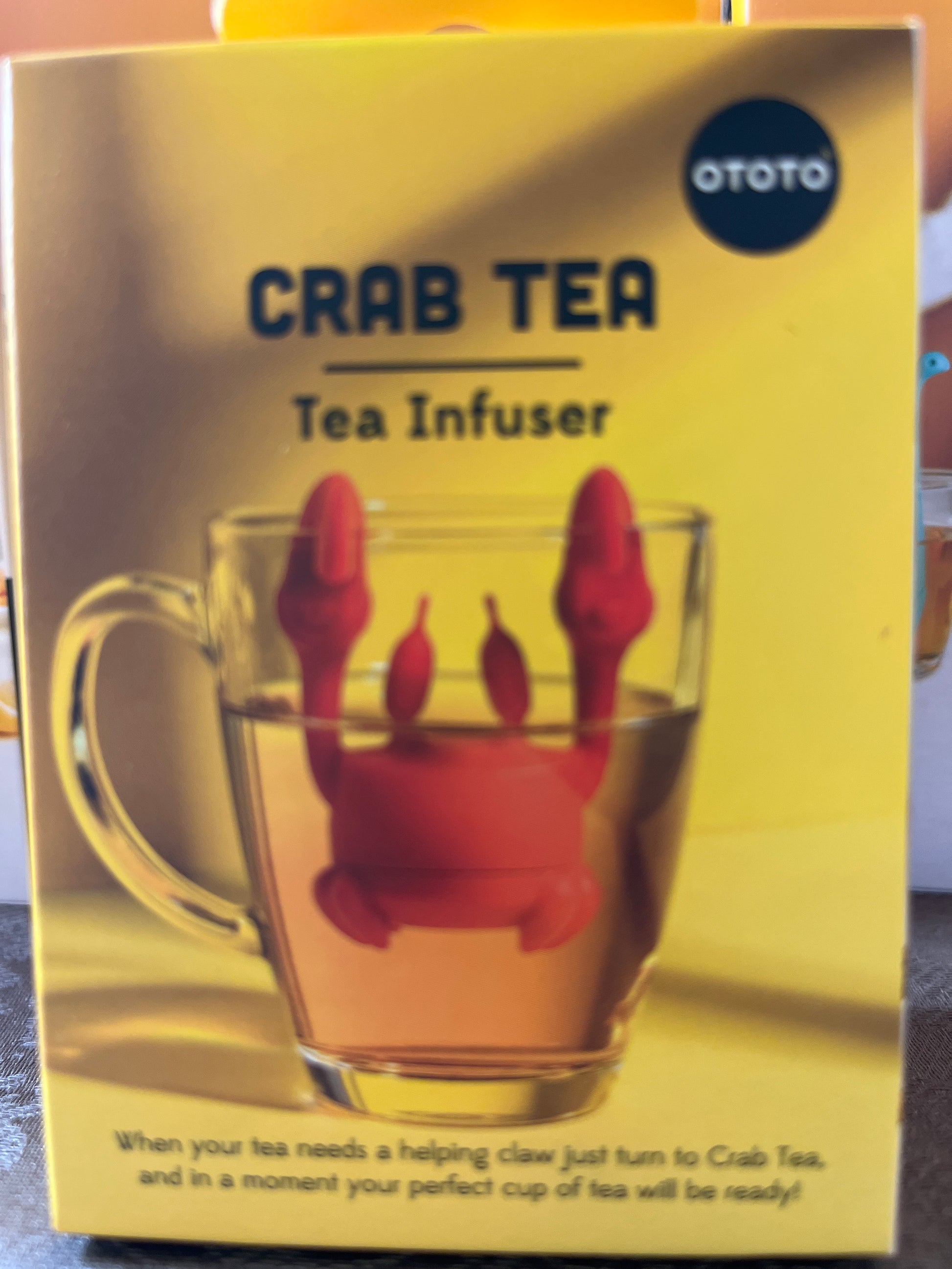 INFUSOR DE TE DE CANGREJO ROJO