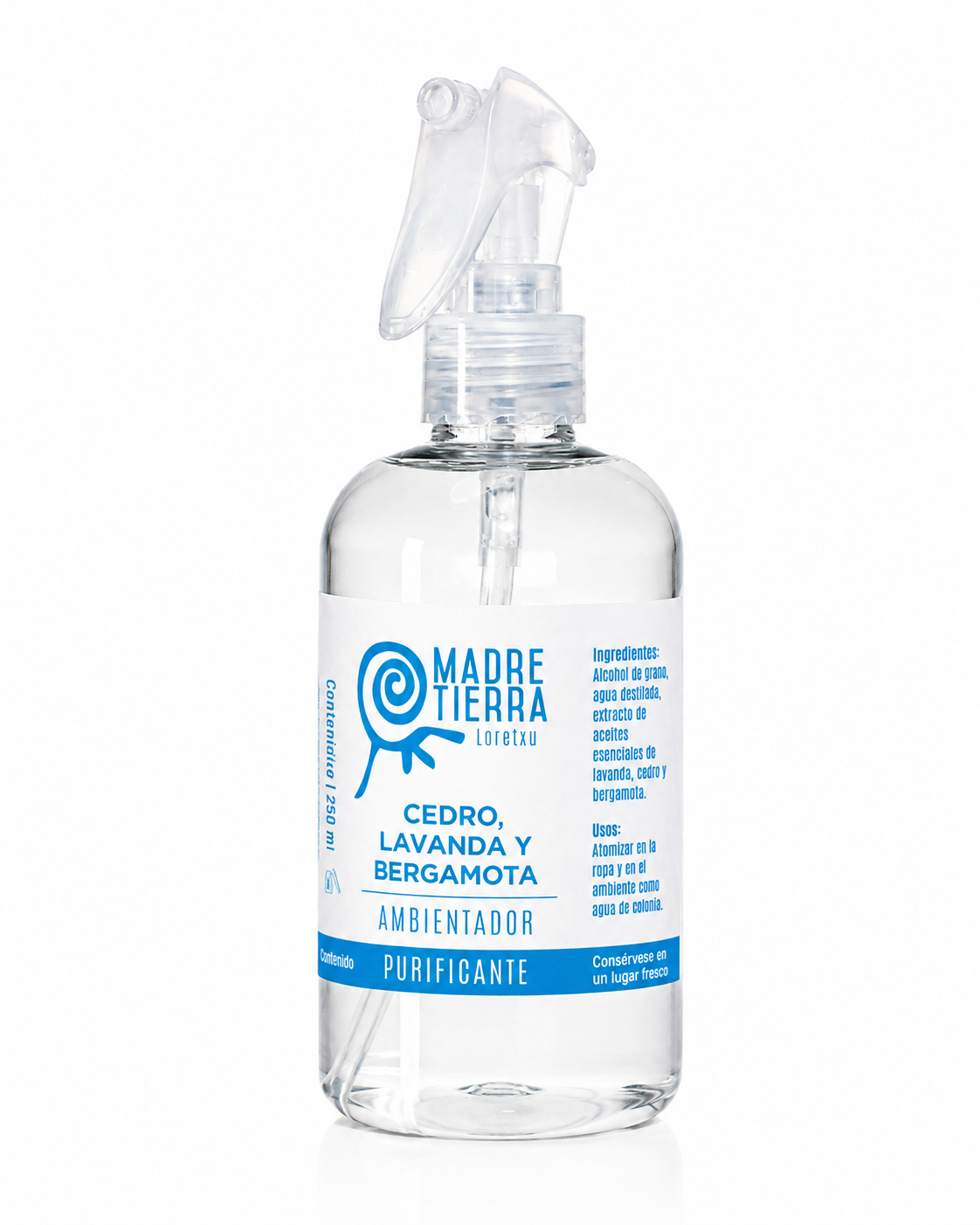 Ambientador de Cedro, Lavanda y Bergamota 250 ml