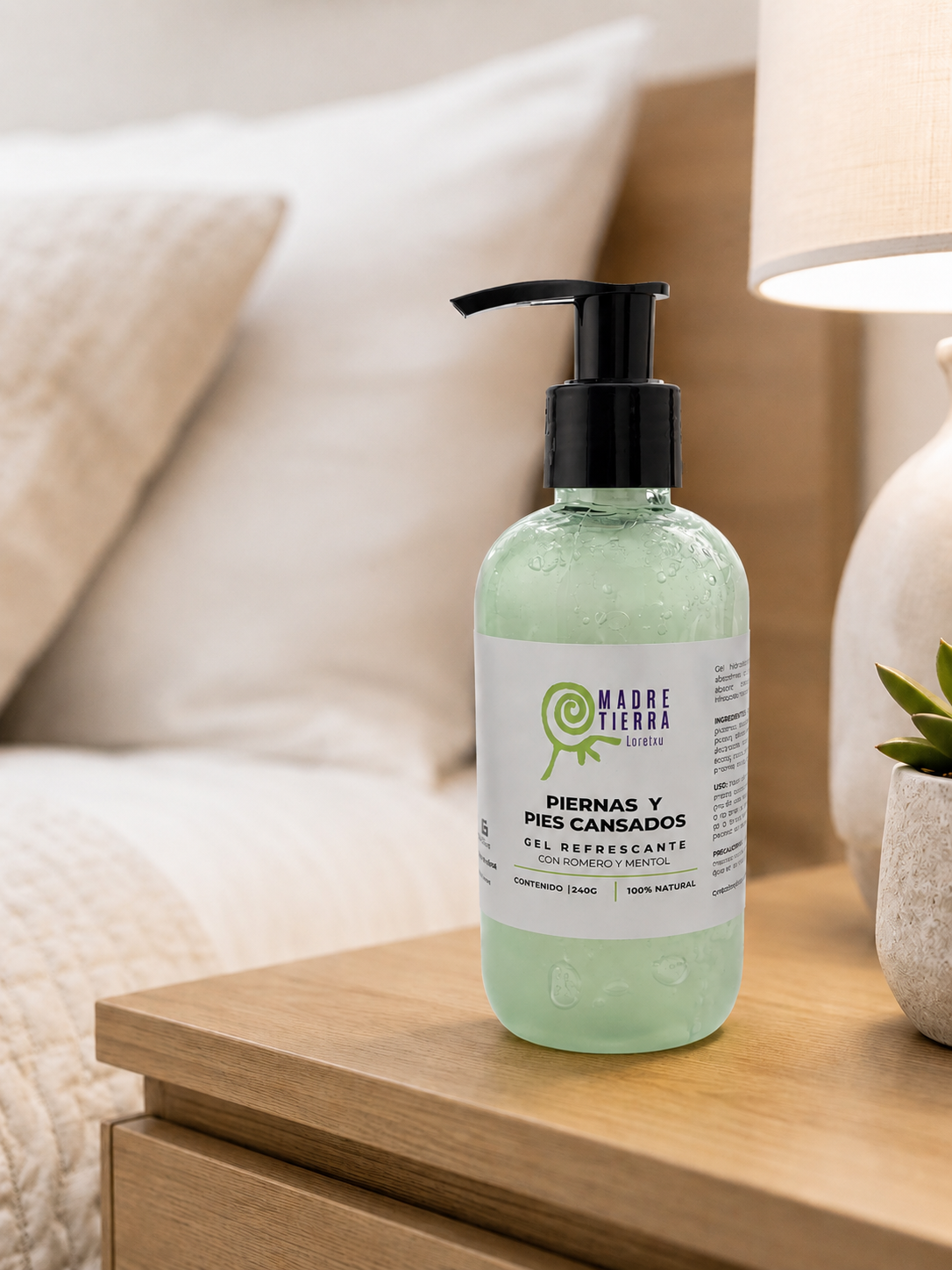 Gel Refrescante para Piernas y Pies Cansados (240 g)