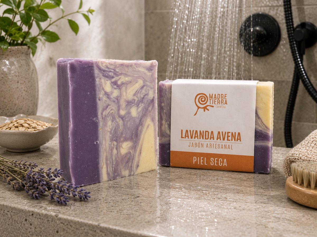 Jabón Lavanda Avena (110 g aprox)
