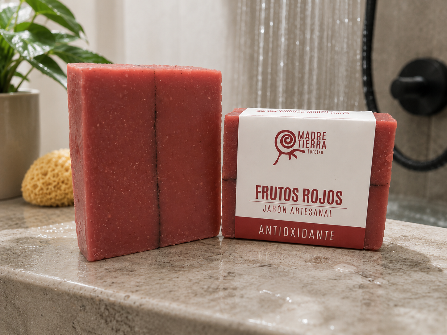 Jabón Frutos Rojos (110 g aprox)