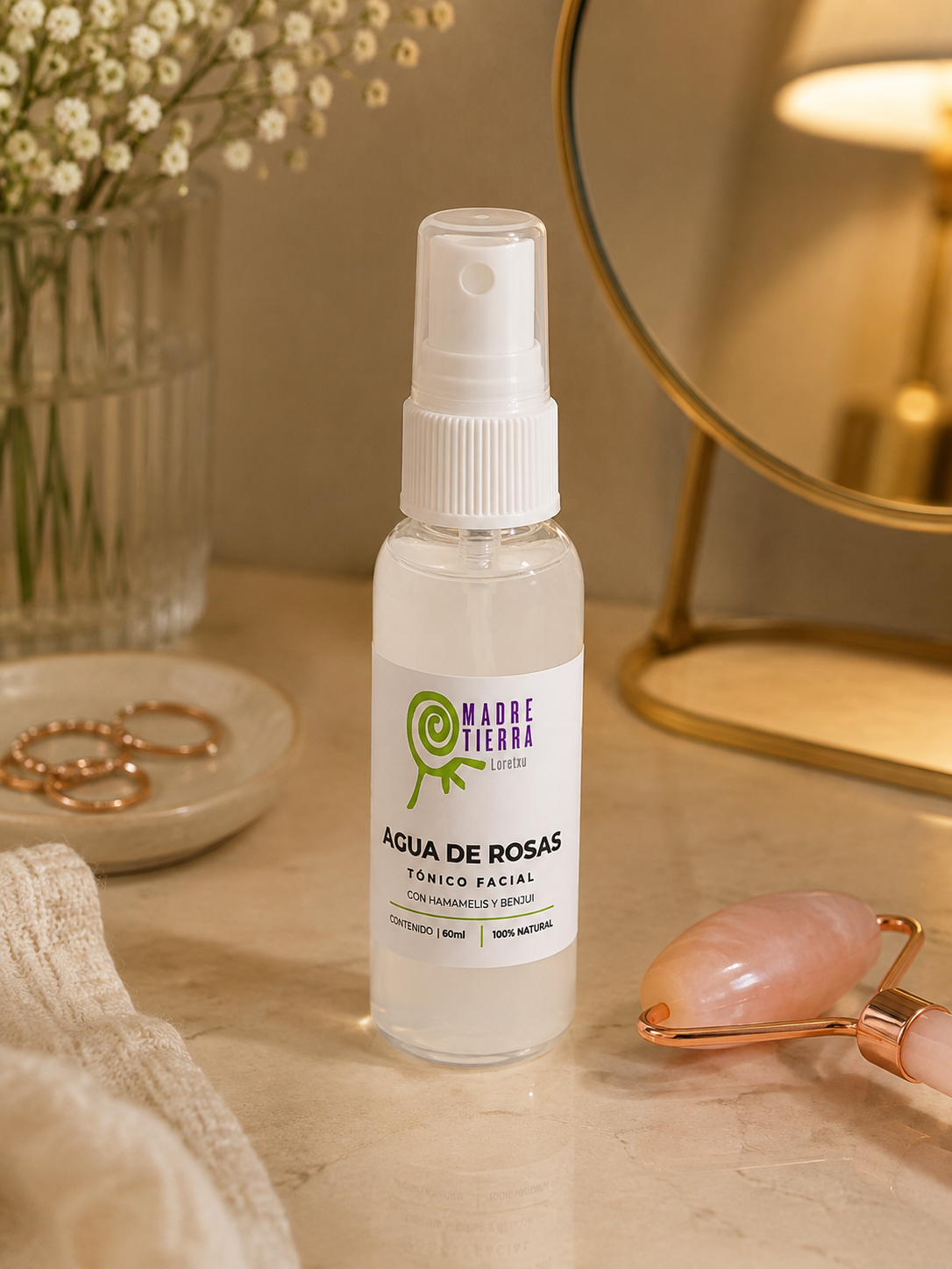 Agua de Rosas con Benjuí 60 ml