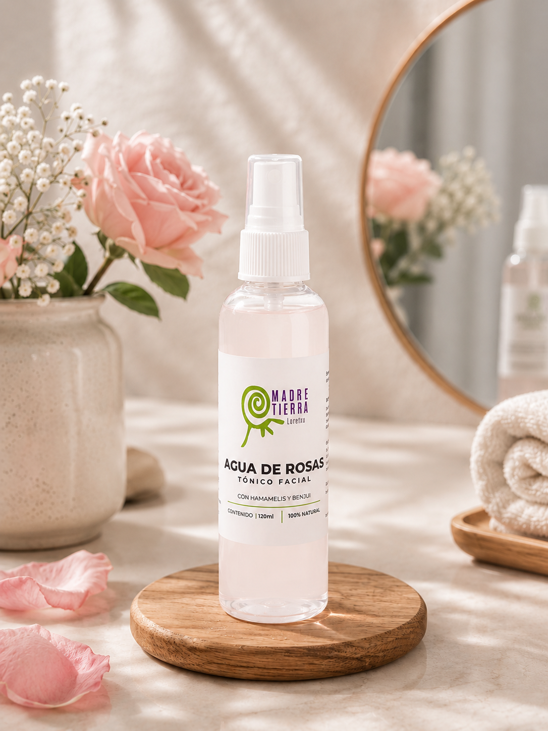 Agua de Rosas con Benjuí 120 ml
