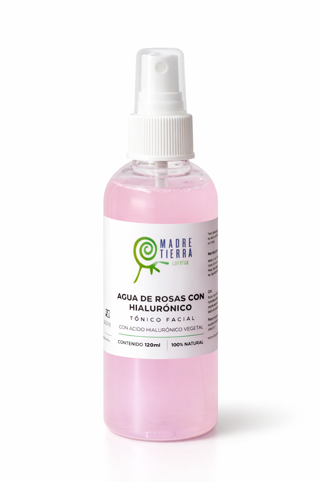 Agua de Rosas con Ácido Hialurónico (60 ml , 120 ml , 250 ml y 1 litro) Tónico Facial