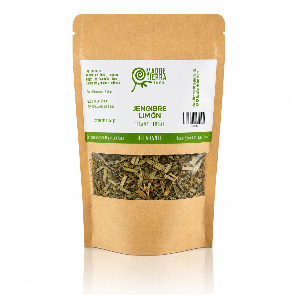 Tisana Herbal Jengibre Limón (50 g)
