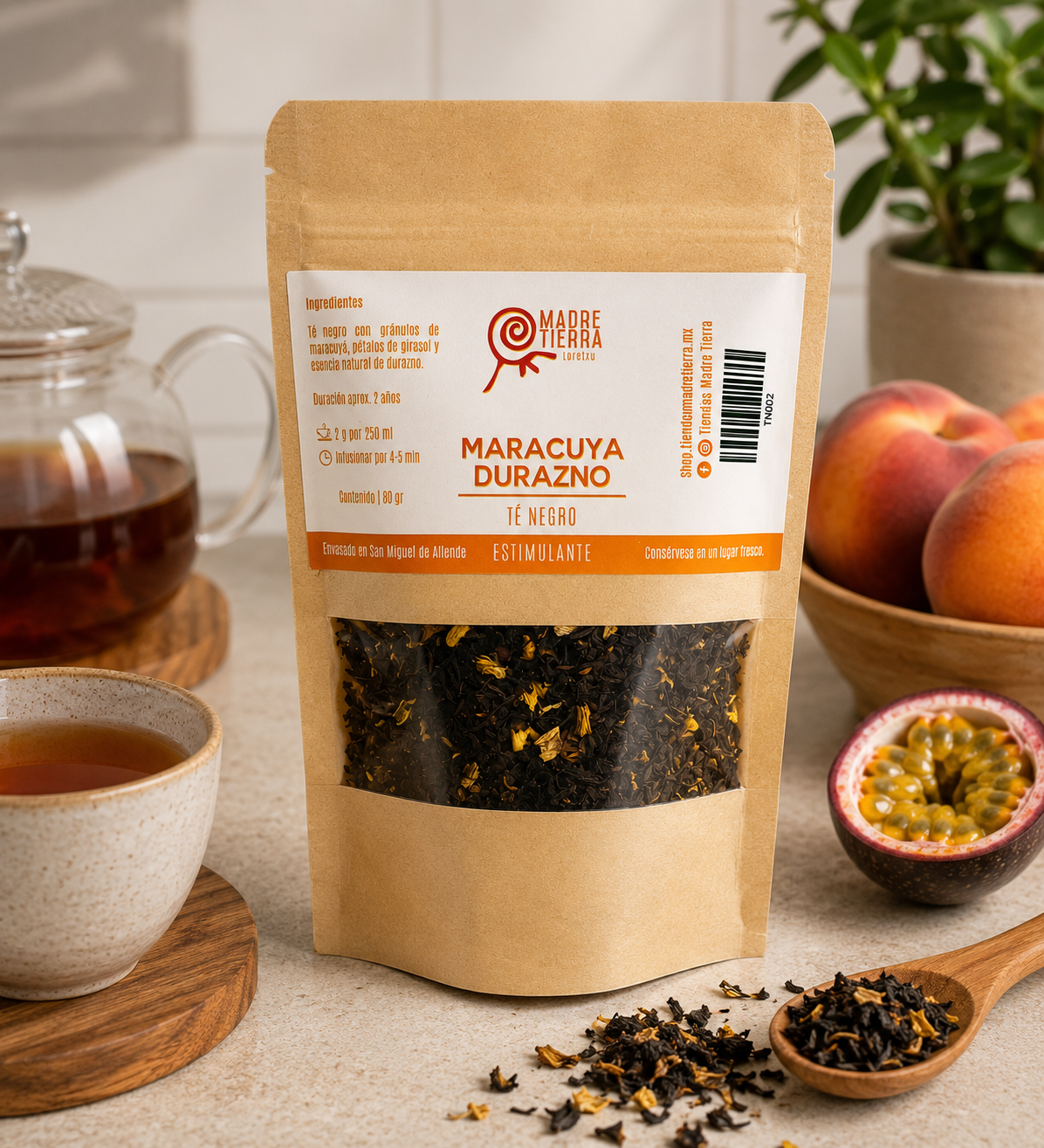 Té negro Maracuya Durazno