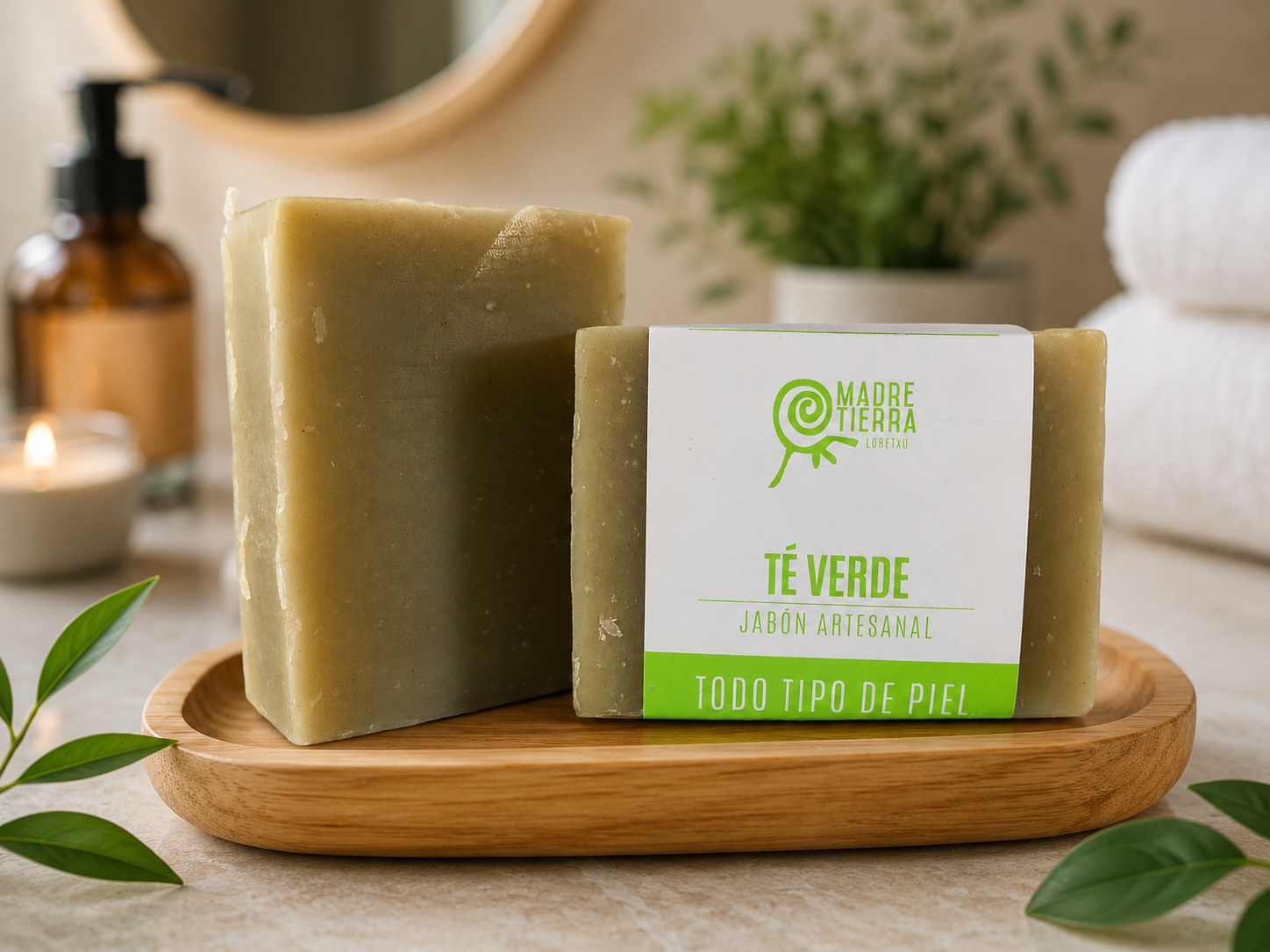 Jabón Té Verde (110 g aprox)