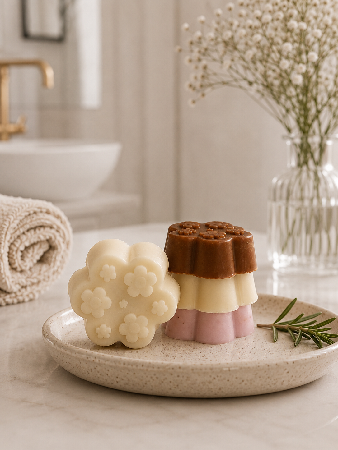Jabón facial de Rosas 60 g