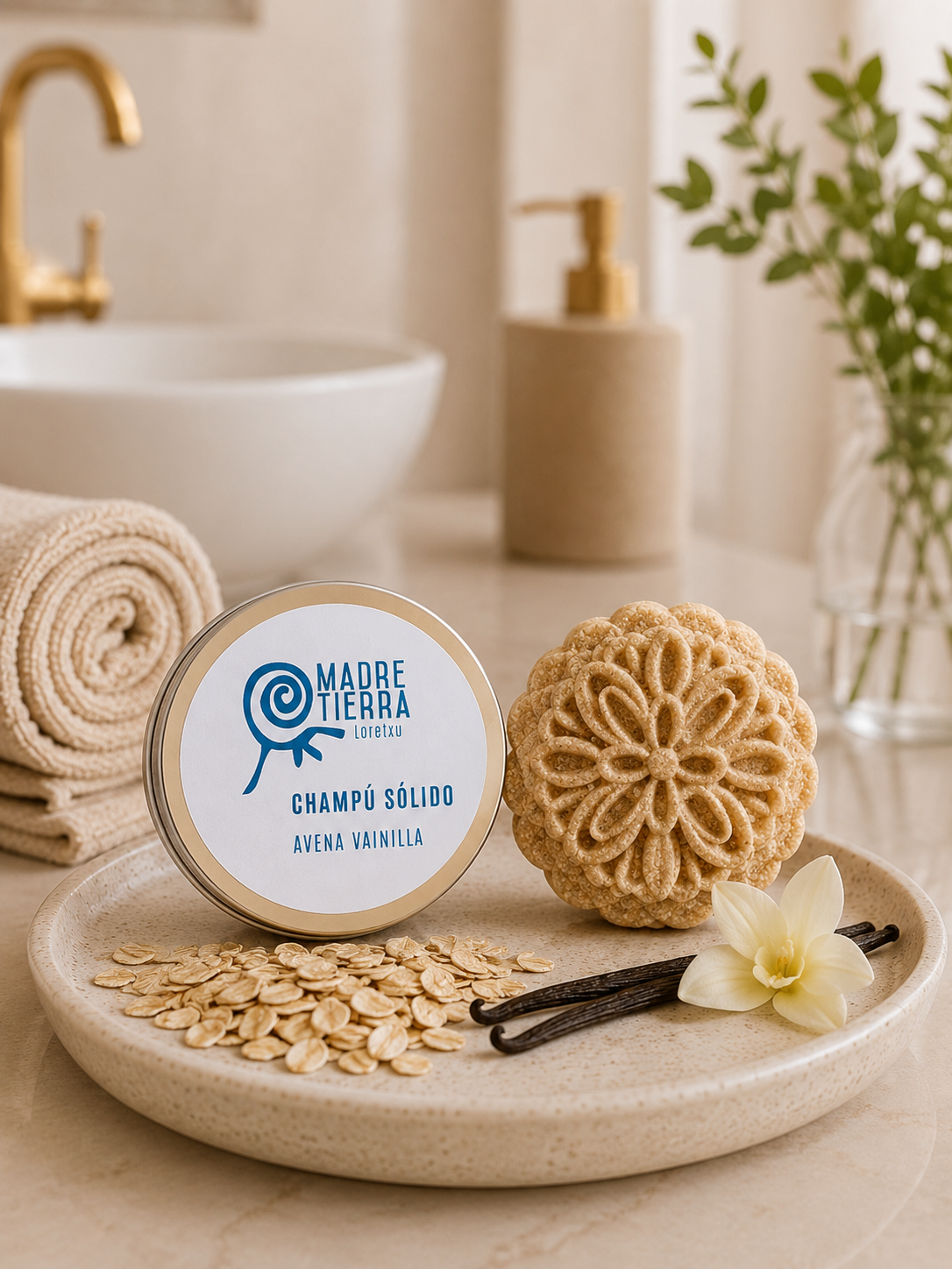 Champú sólido Avena Vainilla 50 G