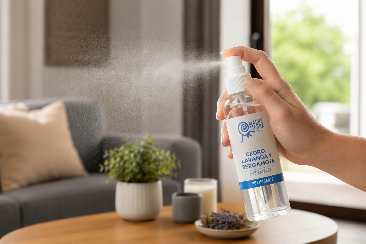Ambientador Cedro, Lavanda y Bergamota 100 ml
