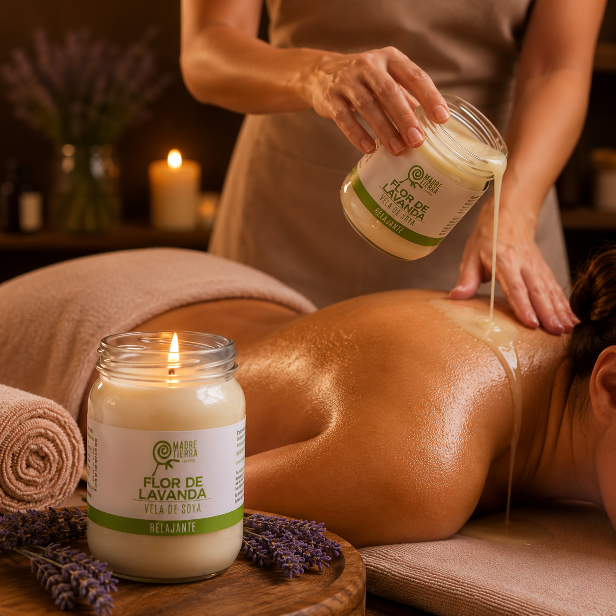 Velas de Soya de Lavanda ( 200 g)