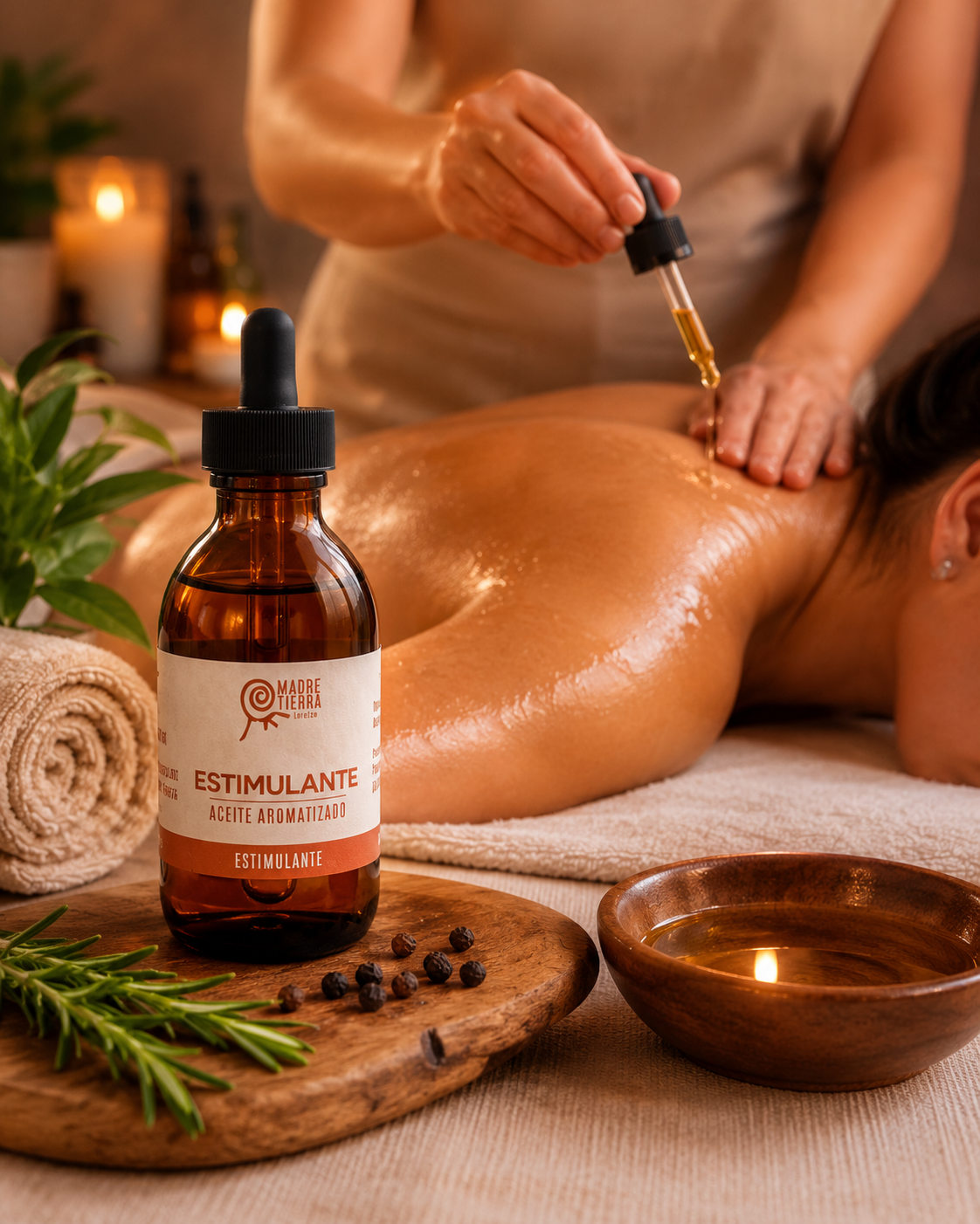 Aceite para Masaje Estimulante 120 ml