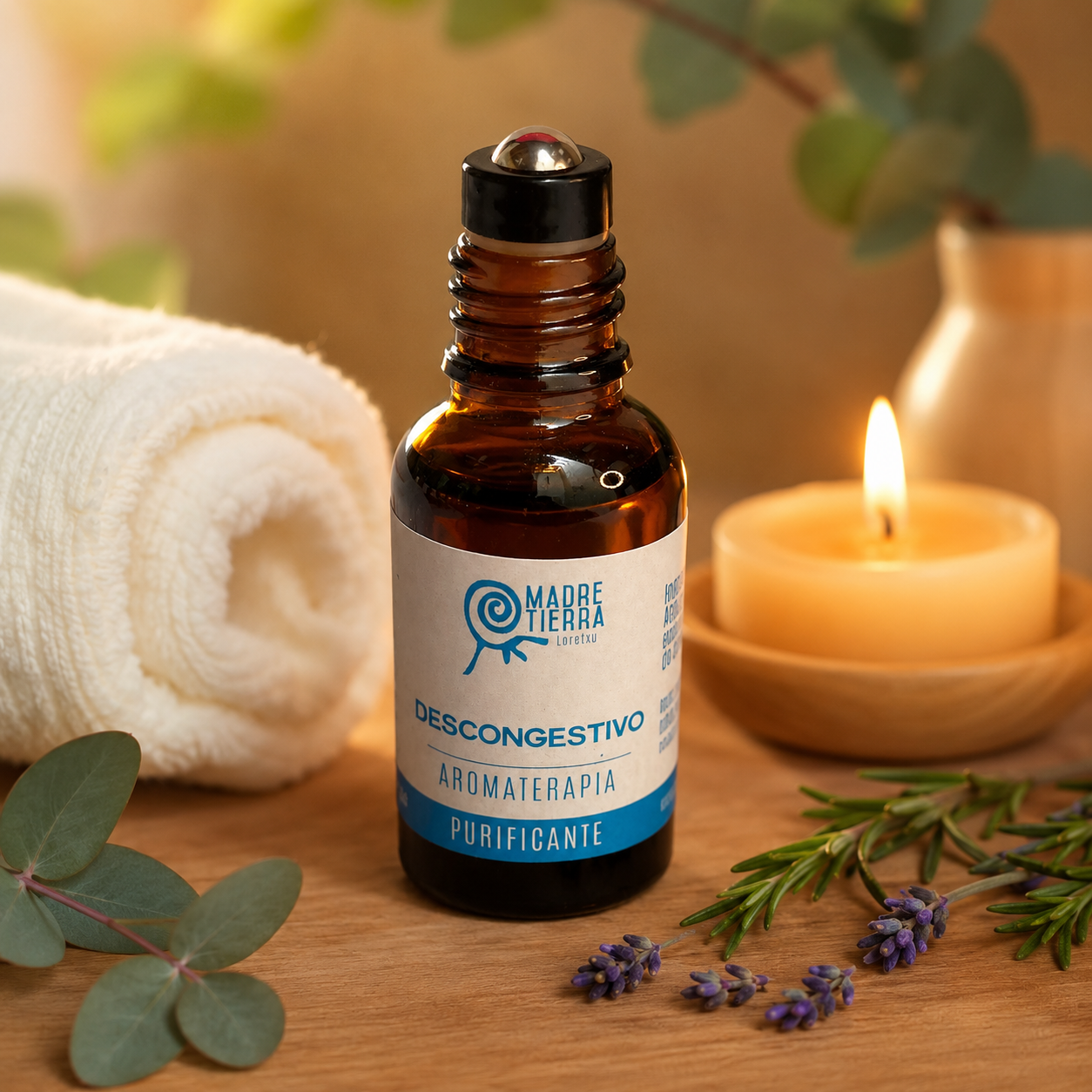Aromaterapia Descongestivo en roll on (30 ml)