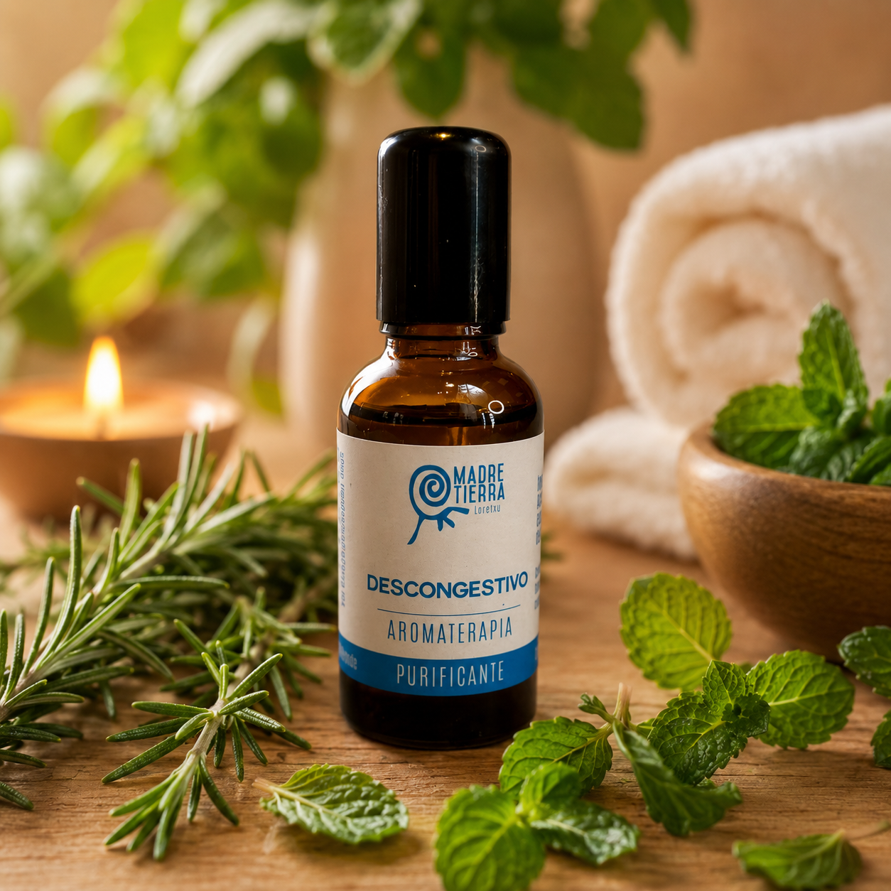 Aromaterapia Descongestivo en roll on (30 ml)
