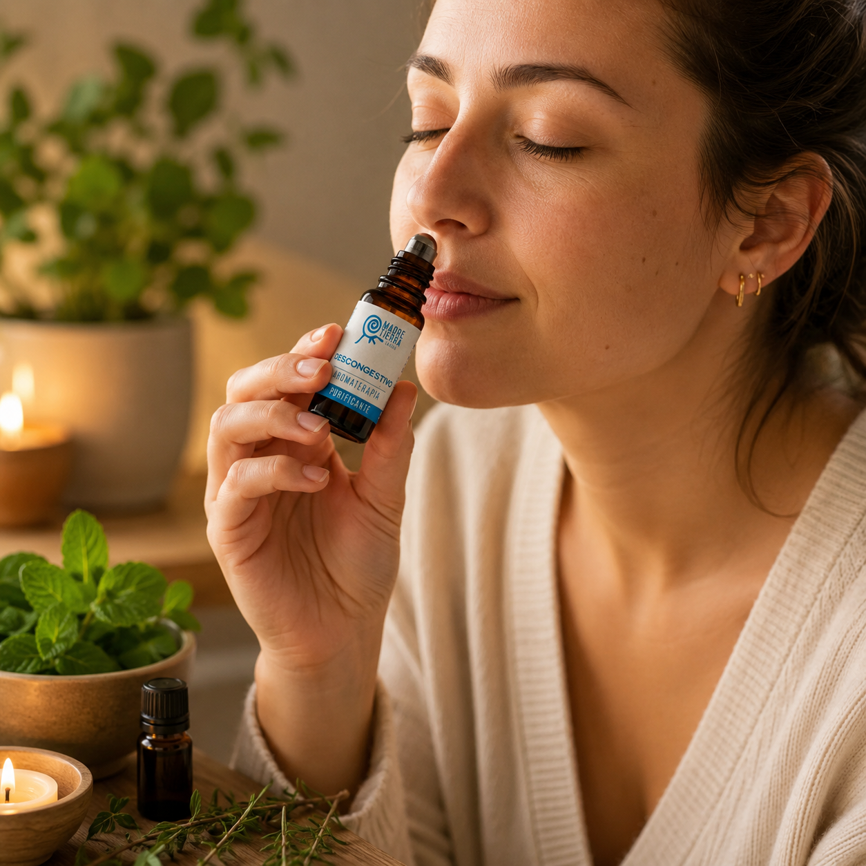 Aromaterapia Descongestivo en roll on (30 ml)