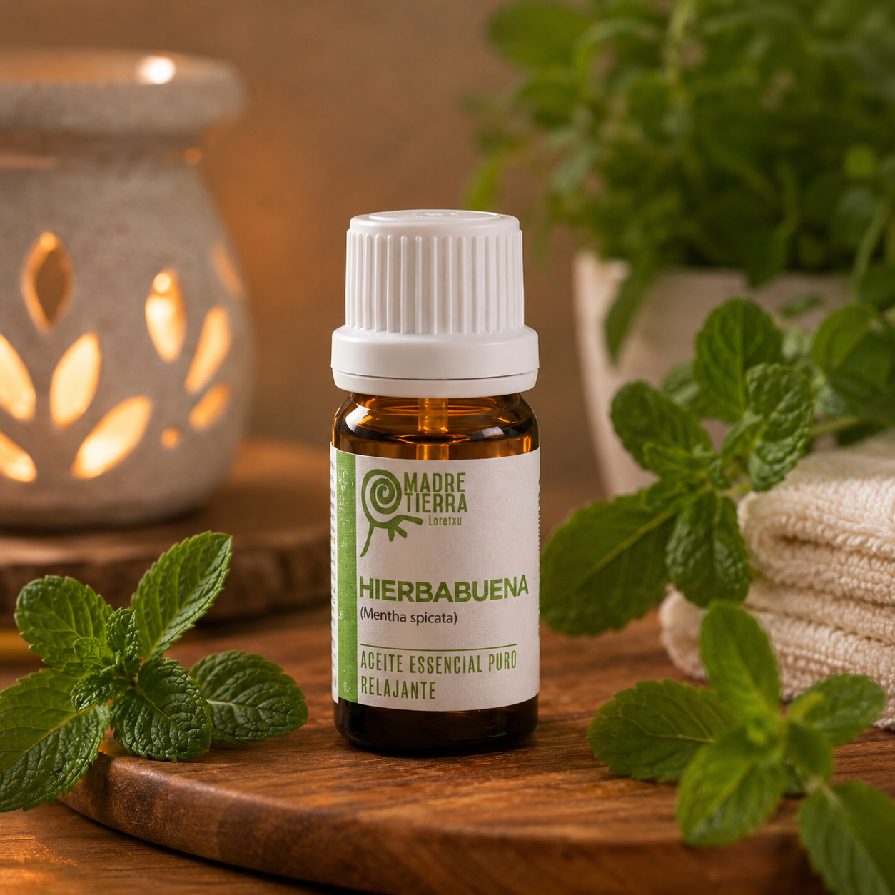Aceite Esencial Puro de Hierbabuena  (10 ml)
