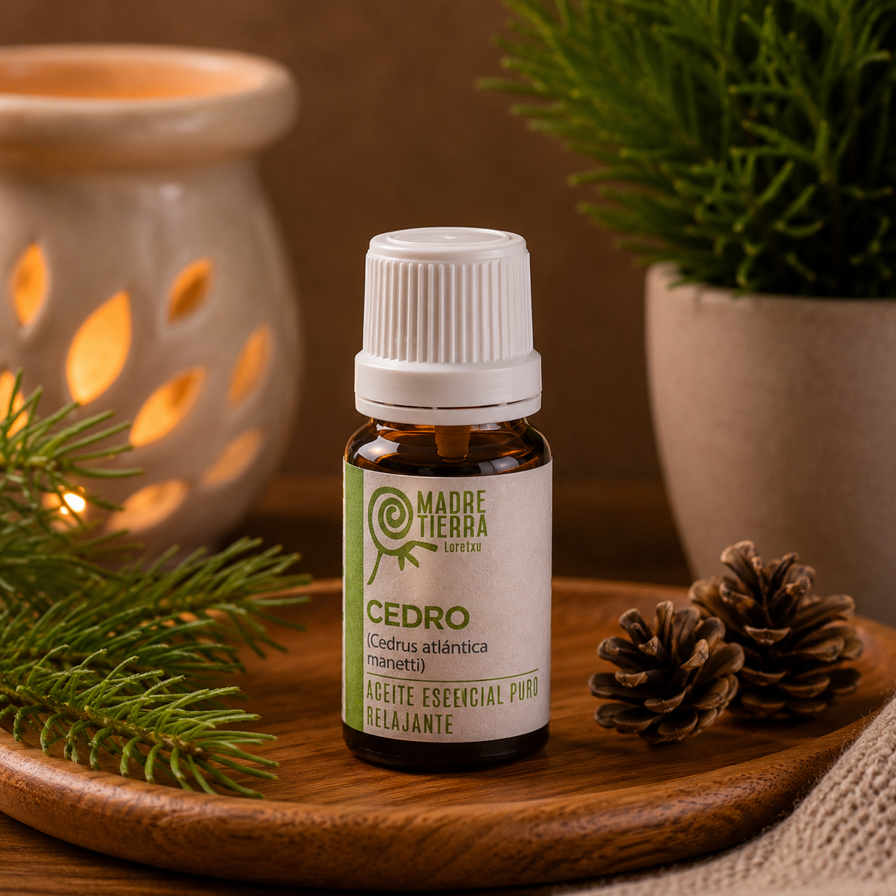 Aceite Esencial Puro de Cedro 10 ml