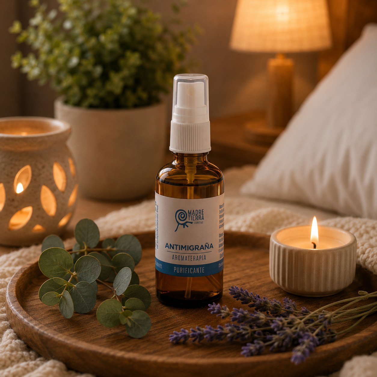 Aromaterapia Antimigraña en Atomizador  (50 ml)