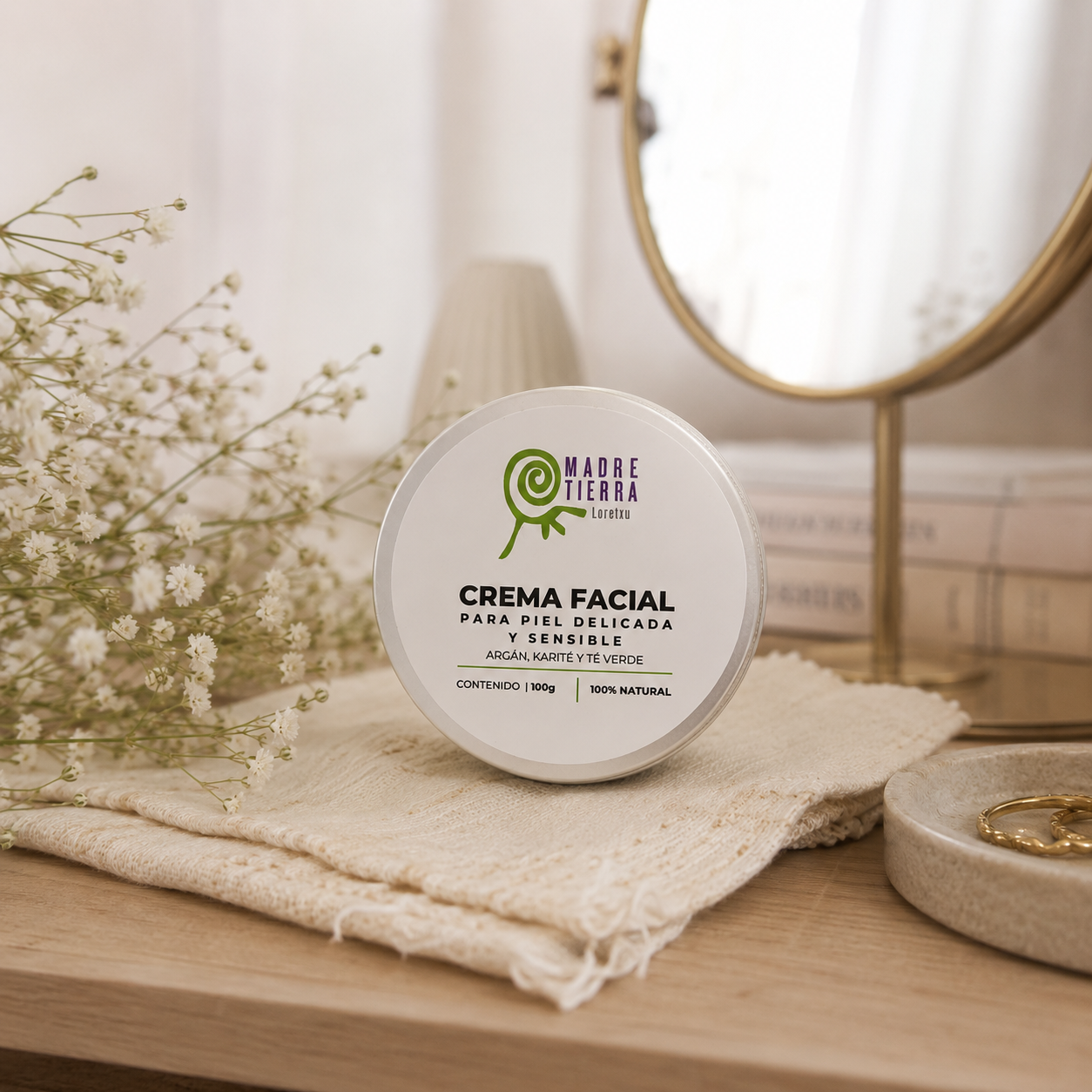 Crema facial para piel delicada y sensible 100 g