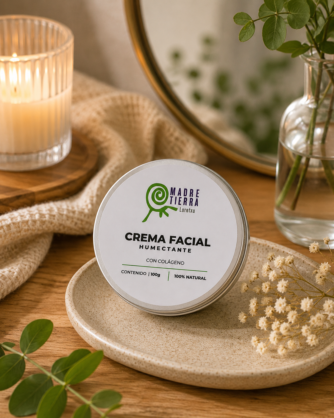 Crema facial con Colágeno 100 g