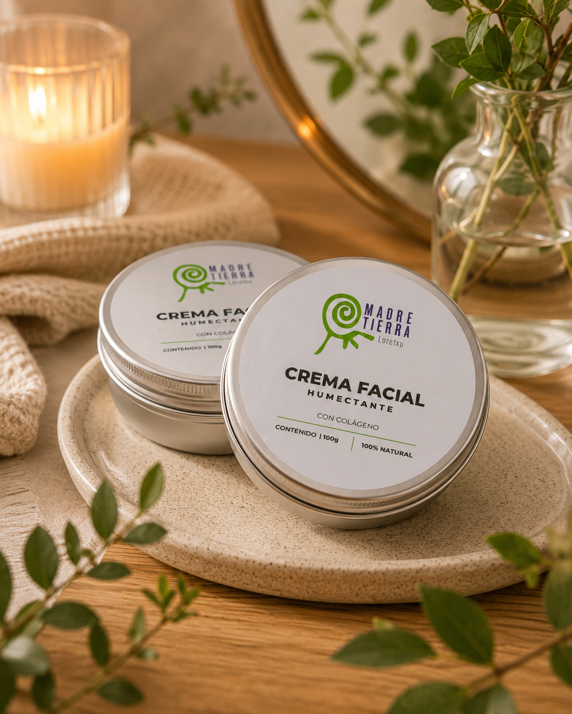 Crema facial con Colágeno 100 g