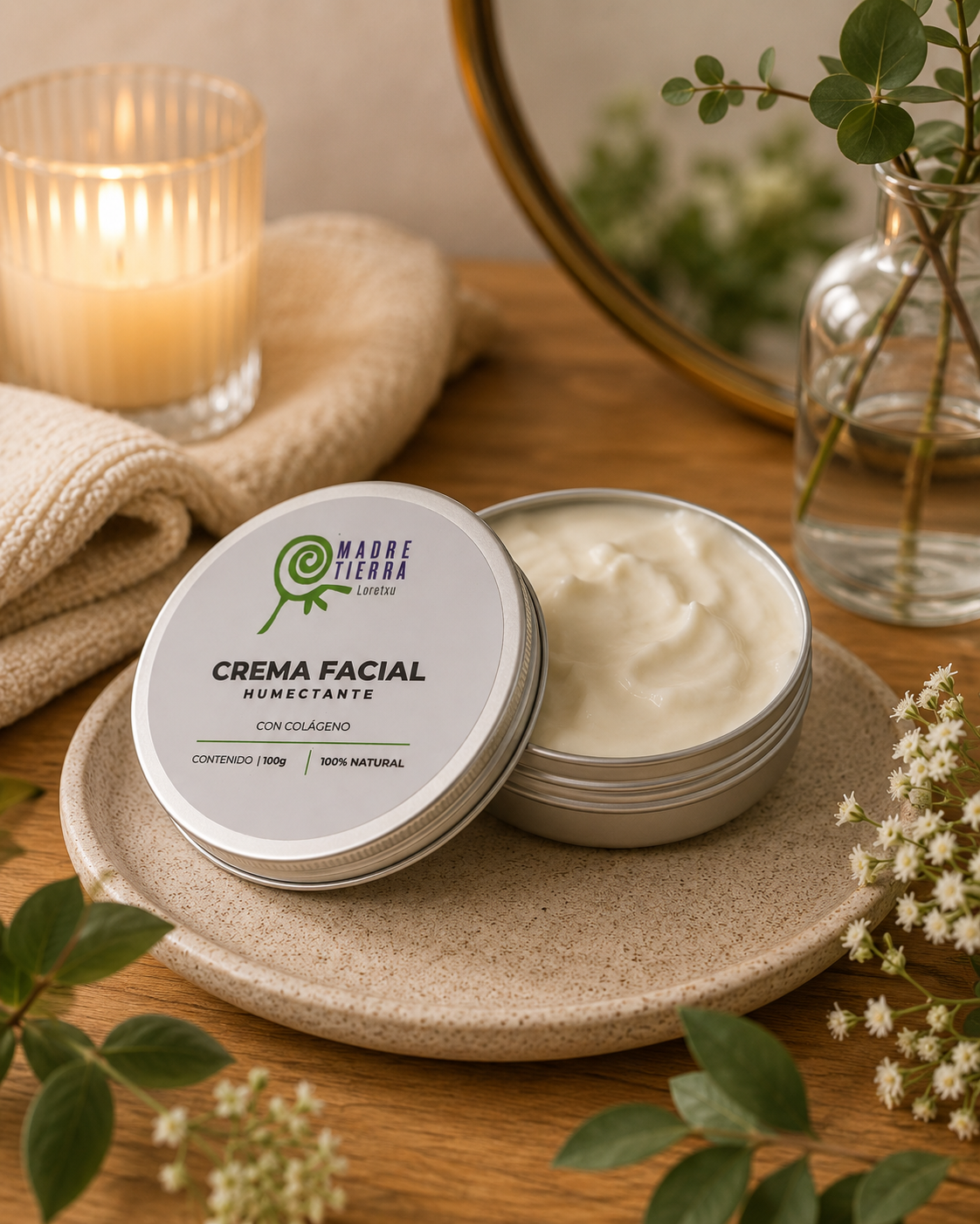 Crema facial con Colágeno 100 g