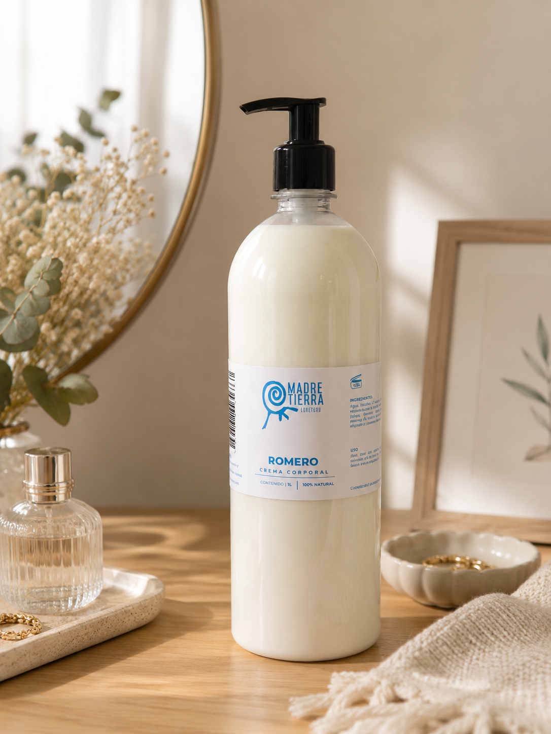 Crema Corporal de Romero 1 Litro