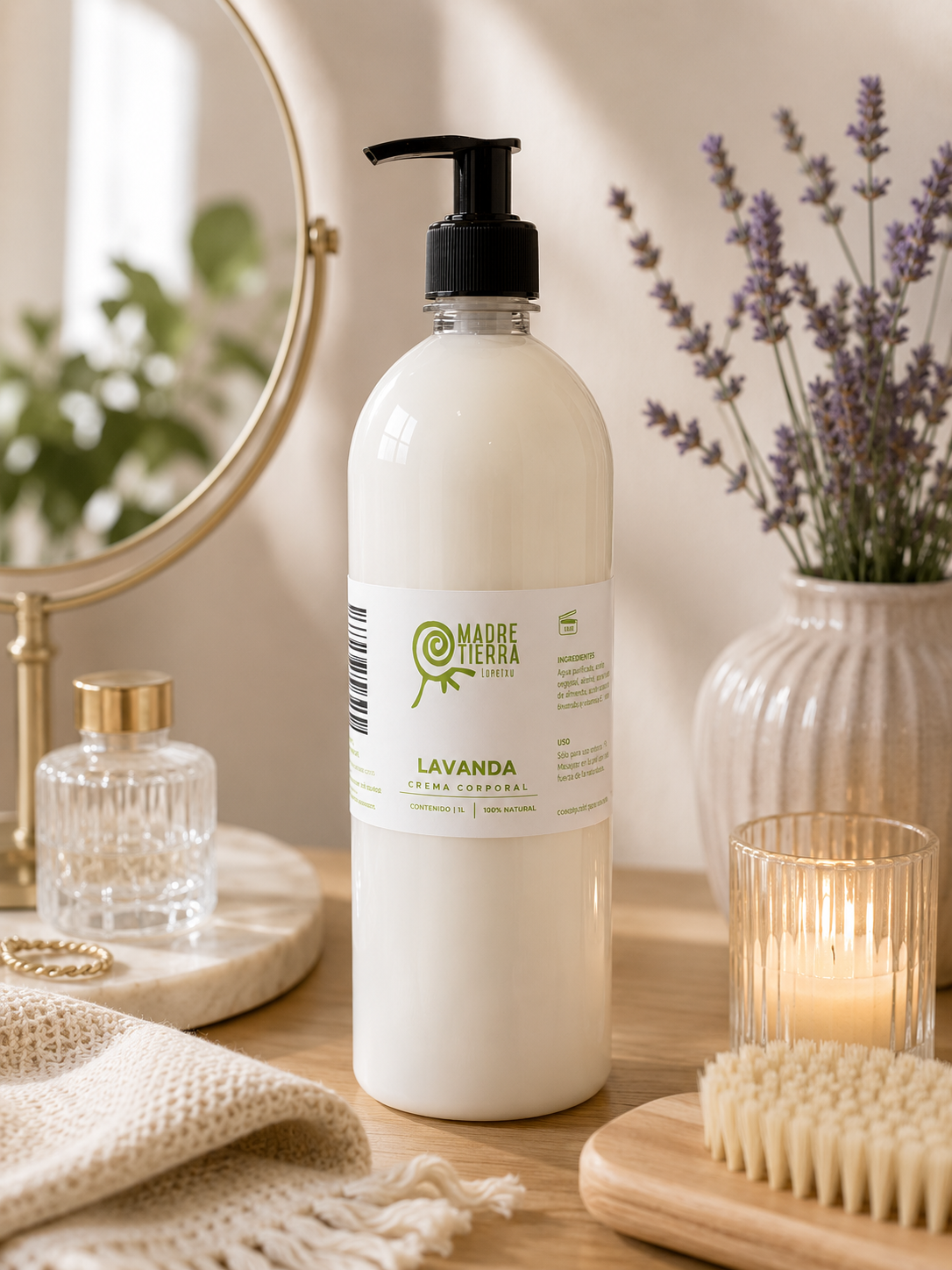 Crema corporal Lavanda 1 litro