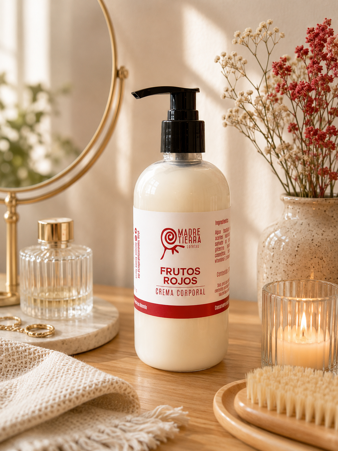 Crema corporal de Frutos Rojos 250 ml