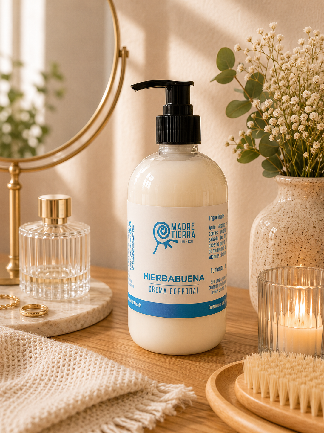 Crema Corporal de Hierbabuena (250 ml)