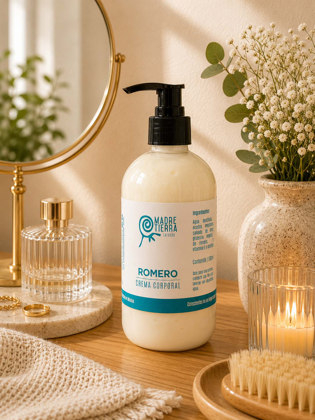 Crema Corporal Hidratante de Romero (250 ml)