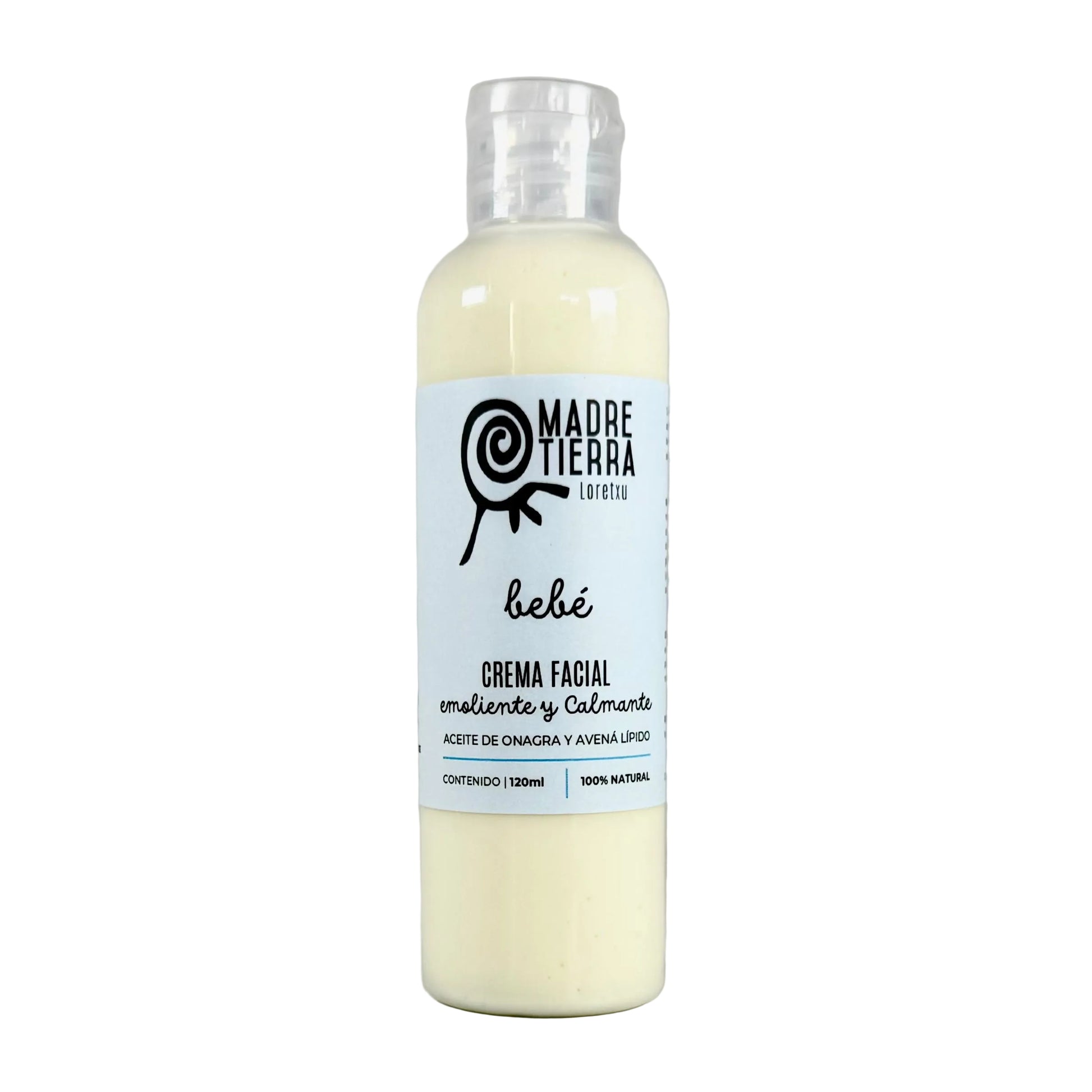 Crema facial para bebé con aceite de Onagra y Avena lípido 120 ml