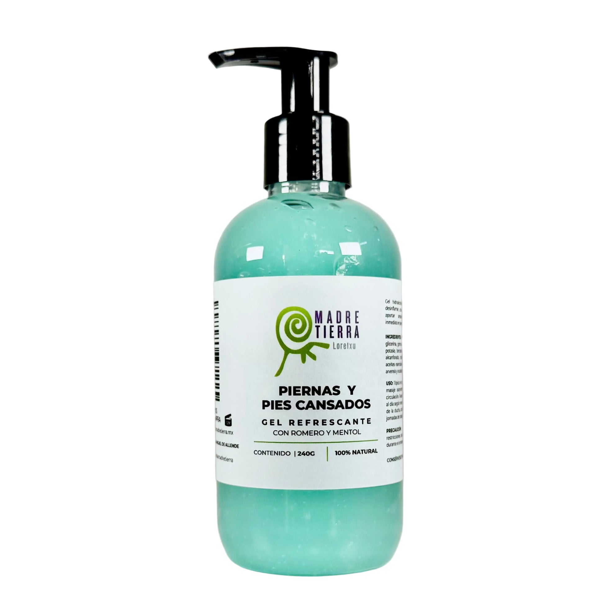Gel Refrescante para Piernas y Pies Cansados (240 g)