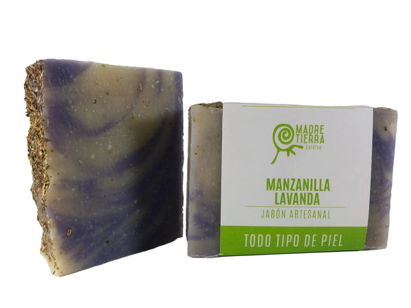 Jabón en Barra Manzanilla Lavanda (110 g aprox)