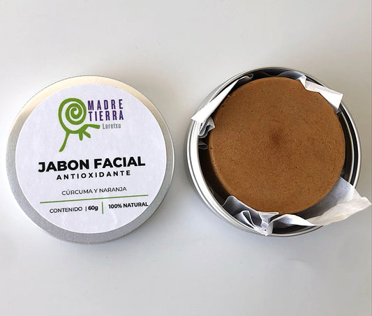 Jabón Facial de Cúrcuma Naranja  60 g