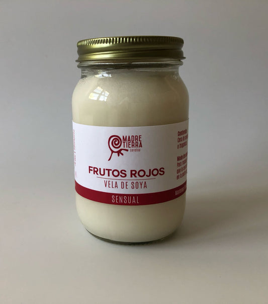 Velas de Soya de Frutos Rojos (200 g)