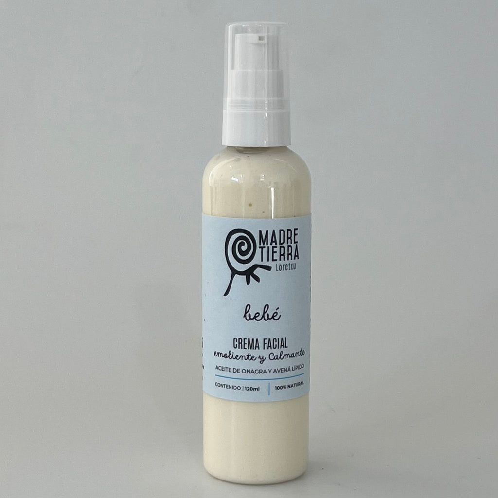 Crema facial para bebé con aceite de Onagra y Avena lípido 120 ml