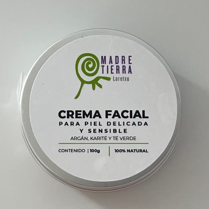 Crema facial para piel delicada y sensible 100 g