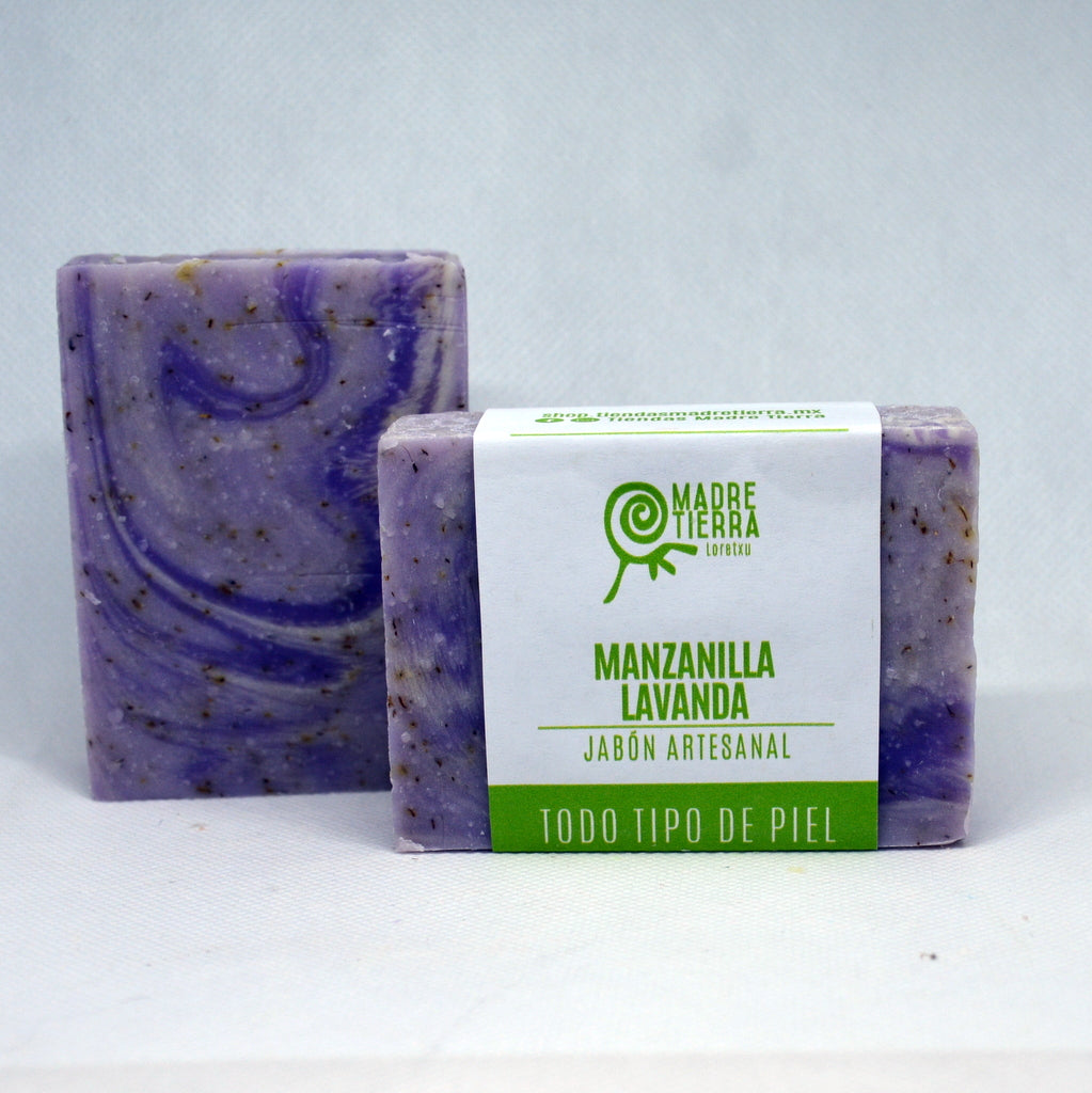 Jabón en Barra Manzanilla Lavanda (110 g aprox)