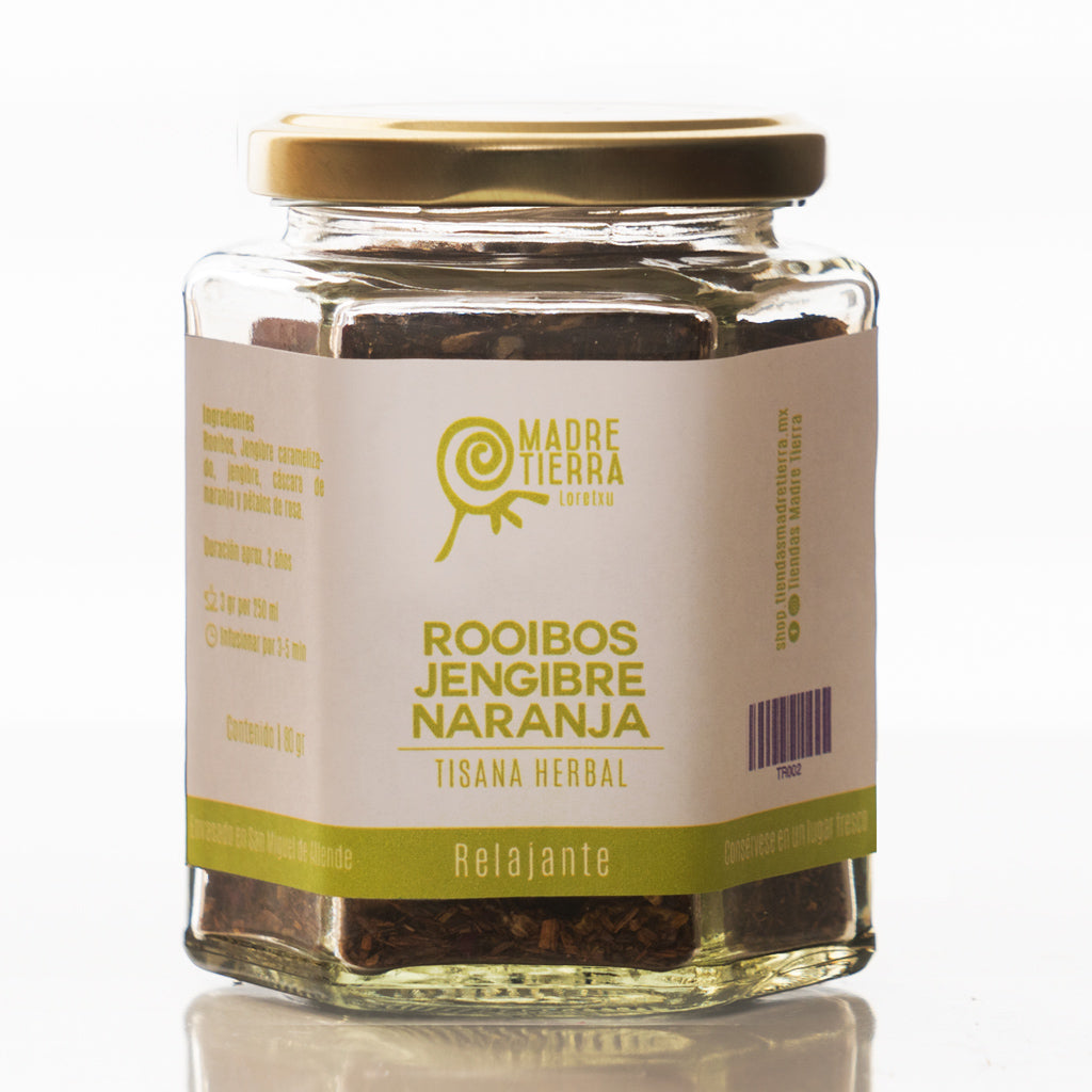 Tisana Herbal Rooibos Jengibre Naranja