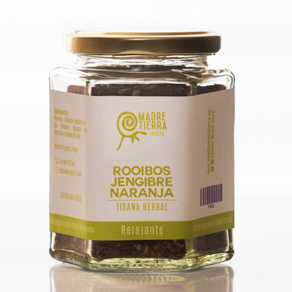 Tisana Herbal Rooibos Jengibre Naranja