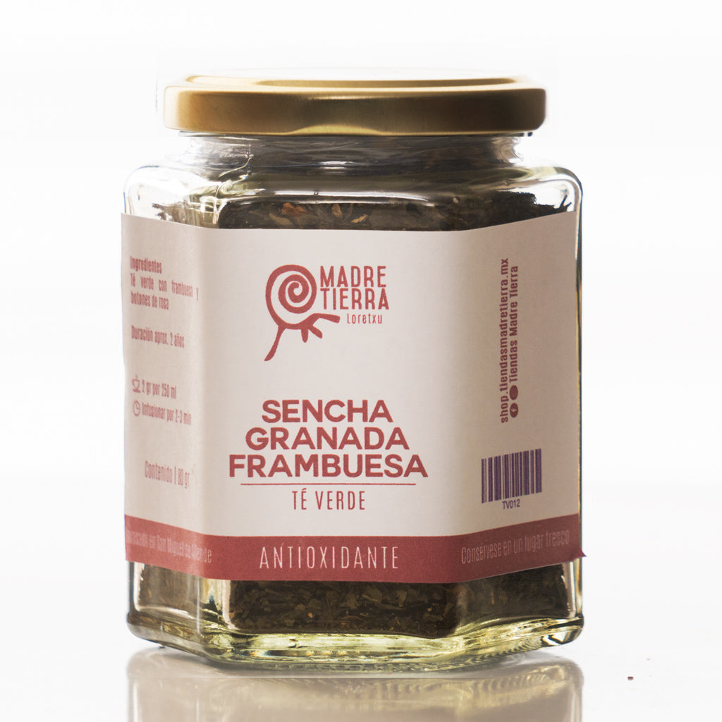 Té Verde Sencha Granada Frambuesa 80 g