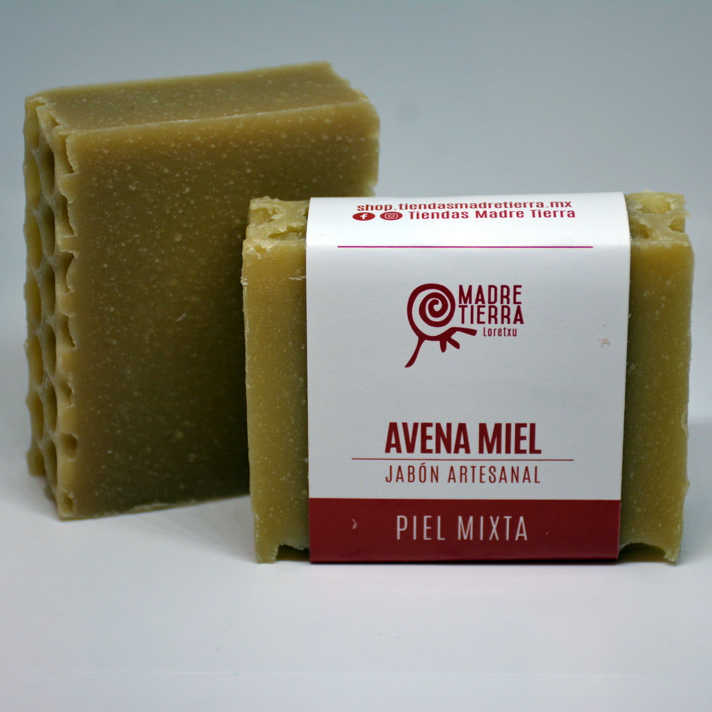 Jabón en Barra Avena Miel (100 g aprox)