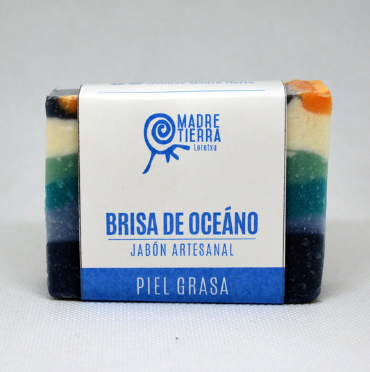 Jabón en barra con aroma Brisa de Océano (110 g aprox)