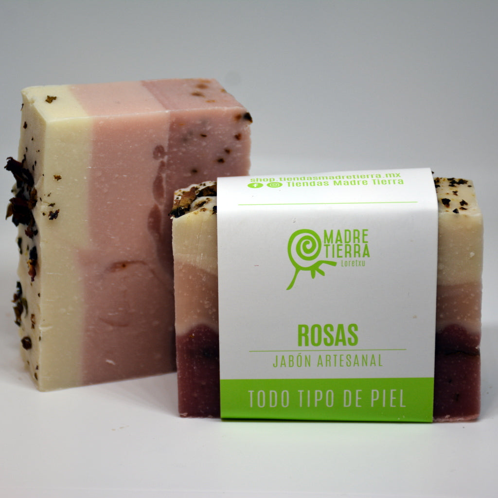 Jabón en Barra Rosas (110 g aprox)
